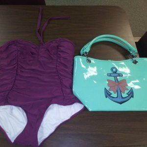 Beach Bash! Bundle Swimsuit and Tote/Purse